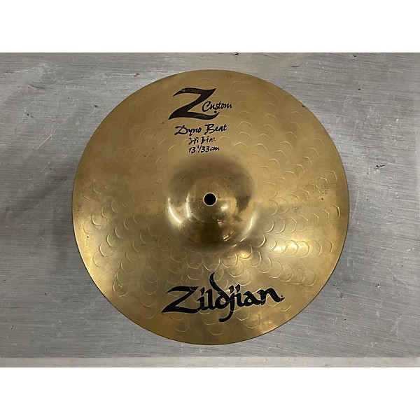 Used Zildjian Used Zildjian 13.25in Z Custom Dyno Beat Hi Hat Cymbal