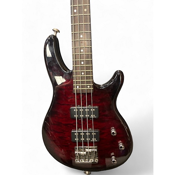 Used Schecter Guitar Research Used Schecter Guitar Research Raiden Special 4 String Red Electric Bass Guitar