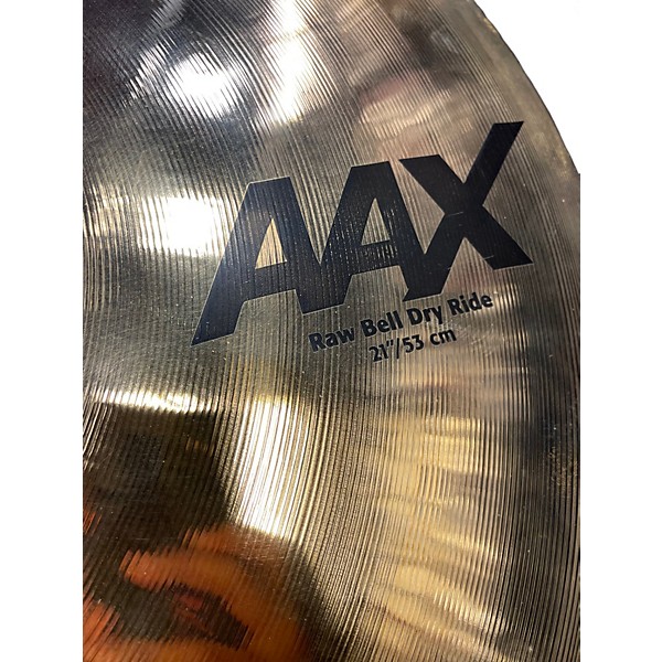 Used SABIAN Used SABIAN AAX Raw Bell Dry Ride Cymbal