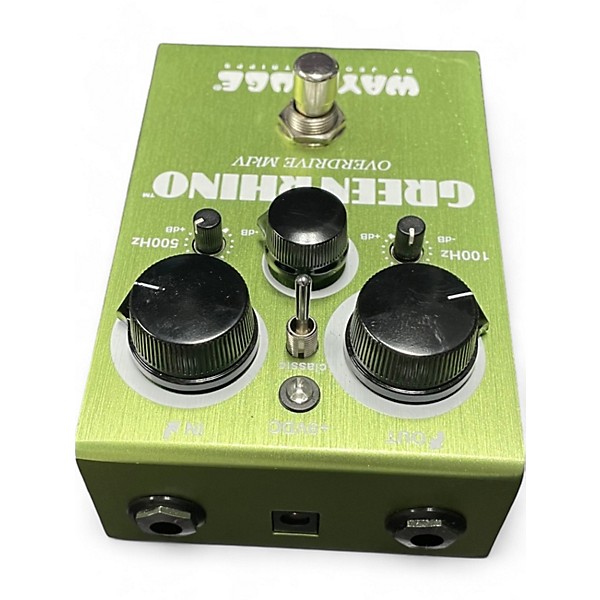 Used Way Huge Electronics Used Way Huge Electronics WHE202 Green Rhino Overdrive Effect Pedal