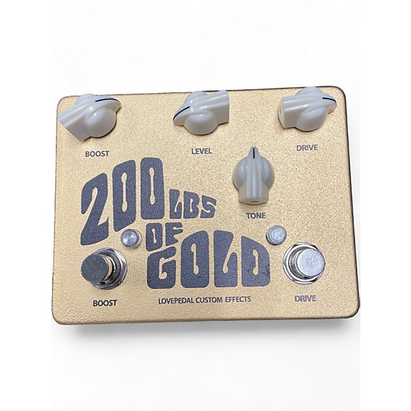 Used Lovepedal Used Lovepedal 200LBS Of Gold Effect Pedal