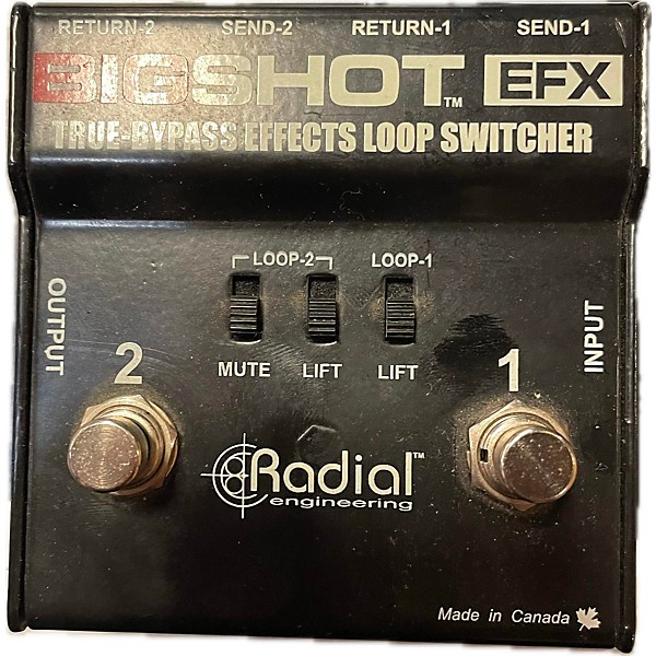 Used Radial Engineering BIG SHOT EFX Pedal