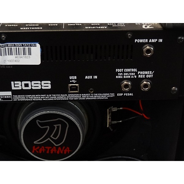 Used BOSS Used BOSS Katana KTN50 MKII 50W 1X12 Guitar Combo Amp