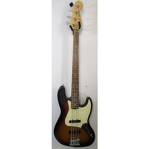 Used Fender Used Fender American Jazz Bass Sunburst Electric Bass Guitar