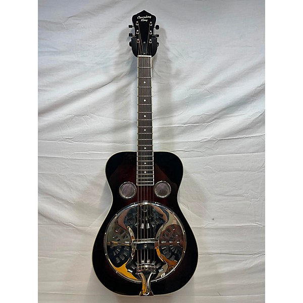 Used Recording King Used Recording King RR36 Maxwell Round Neck Vintage Sunburst Resonator Guitar