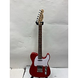 Used Squier Used Squier Bullet Telecaster Red Sparkle Solid Body Electric Guitar