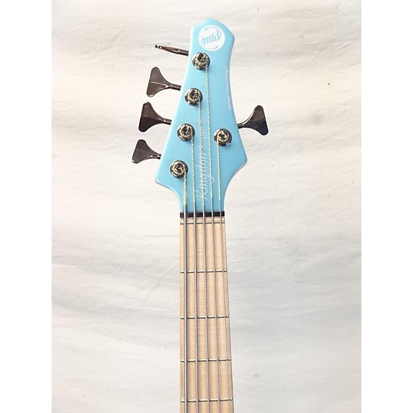 Used Kingston Used Kingston Super 5 Blue Electric Bass Guitar