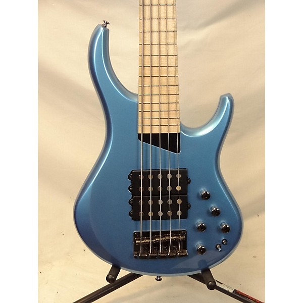 Used Kingston Used Kingston Super 5 Blue Electric Bass Guitar