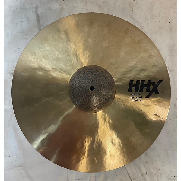 Used SABIAN Used SABIAN 17in HHX Complex Thin Crash Cymbal