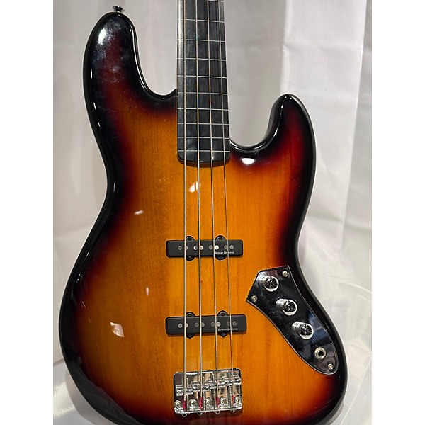 Used Squier Used Squier Vintage Modified Fretless Jazz Bass Sunburst Electric Bass Guitar