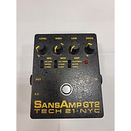 Used Tech 21 Used Tech 21 Sansamp GT2 Tube Amp Emulator Effect Pedal