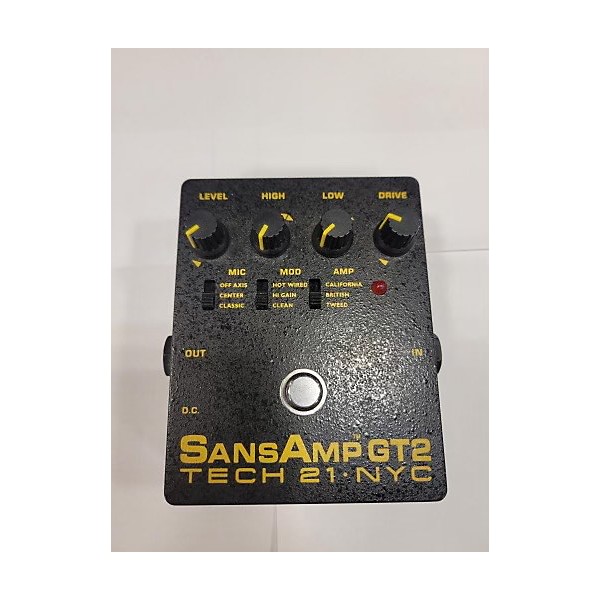 Used Tech 21 Used Tech 21 Sansamp GT2 Tube Amp Emulator Effect Pedal