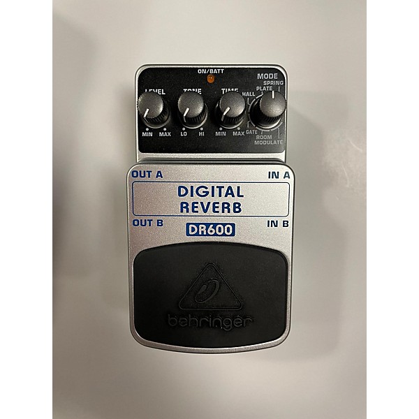 Used Behringer Used Behringer DR600 Digital Stereo Reverb Effect Pedal