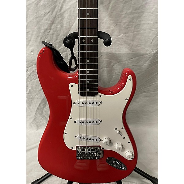 Used Squier Used Squier Bullet Stratocaster Red Solid Body Electric Guitar