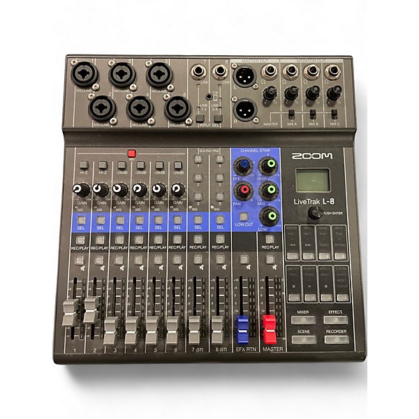 Used Zoom Used Zoom Live Trak L8 Unpowered Mixer