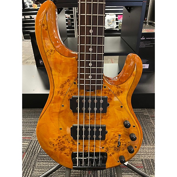 Used Sterling by Music Man Ray35 5 String Burl Top Bass Strings