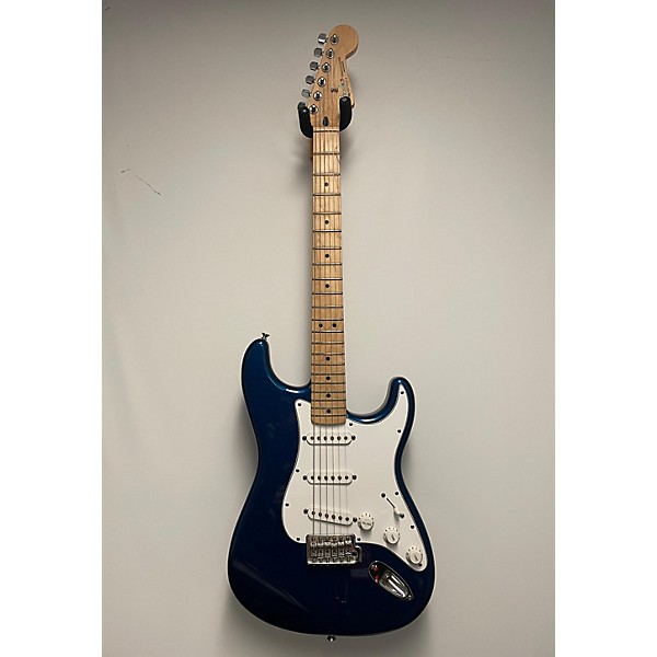 Used 2006 Fender Standard Stratocaster Electron Blue Solid Body Electric Guitar