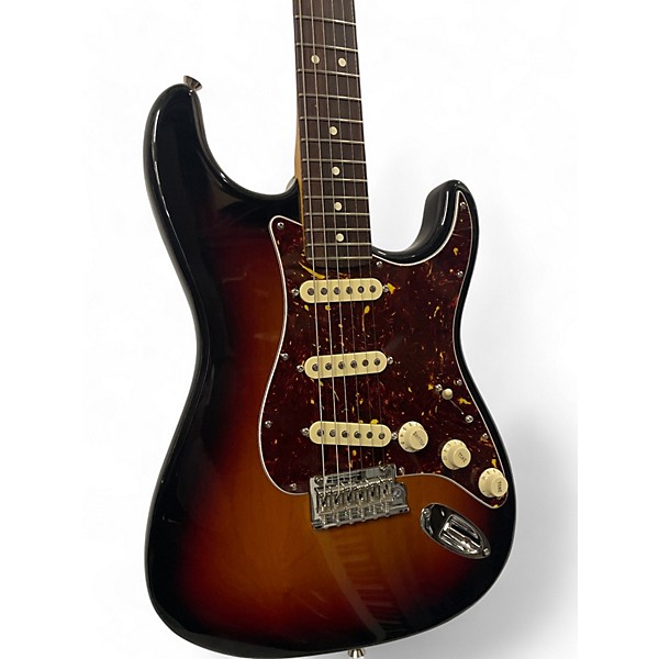 Used Fender American Professional II Stratocaster 3 Color Sunburst Solid Body Electric Guitar