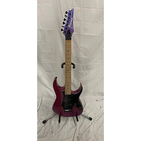 Used Ibanez Used 2022 Ibanez RG550XHR RG Series Neon Purple Solid Body Electric Guitar