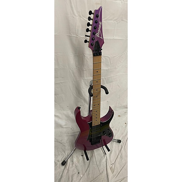 Used Ibanez Used 2022 Ibanez RG550XHR RG Series Neon Purple Solid Body Electric Guitar