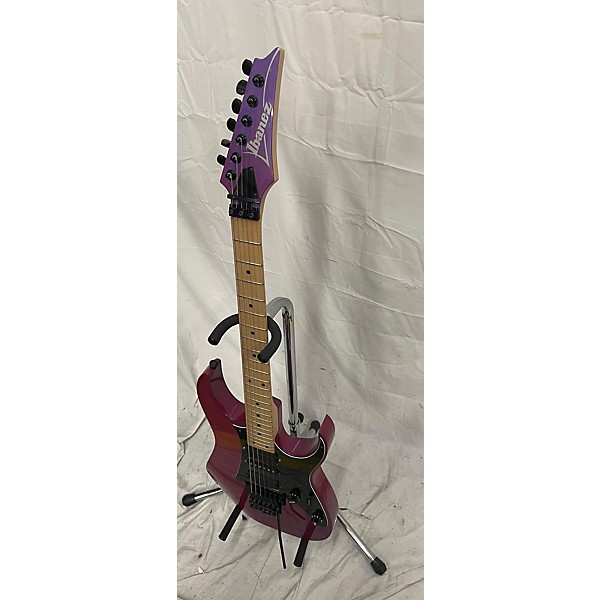 Used Ibanez Used 2022 Ibanez RG550XHR RG Series Neon Purple Solid Body Electric Guitar