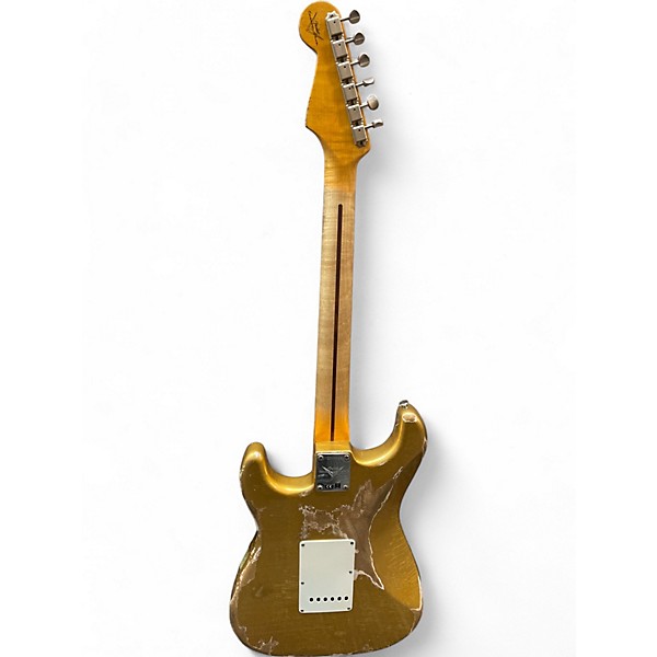 Used Fender Used Fender 1958 CUSTOM SHOP STRATOCASTER HVY RELIC GOLD HVY RELIC Solid Body Electric Guitar