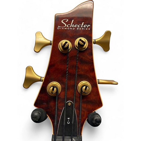 Used Schecter Guitar Research Used Schecter Guitar Research C4 4 String Maroon Electric Bass Guitar