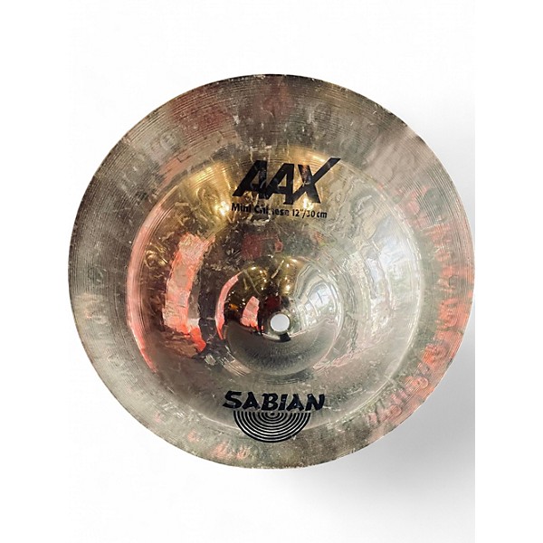 Used SABIAN 12in AAX MINI CHINESE Cymbal