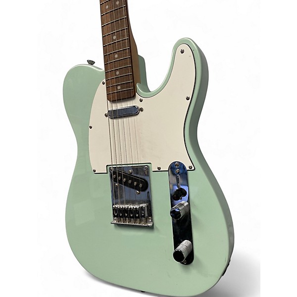 Used Squier Telecaster Surf Green Solid Body Electric Guitar