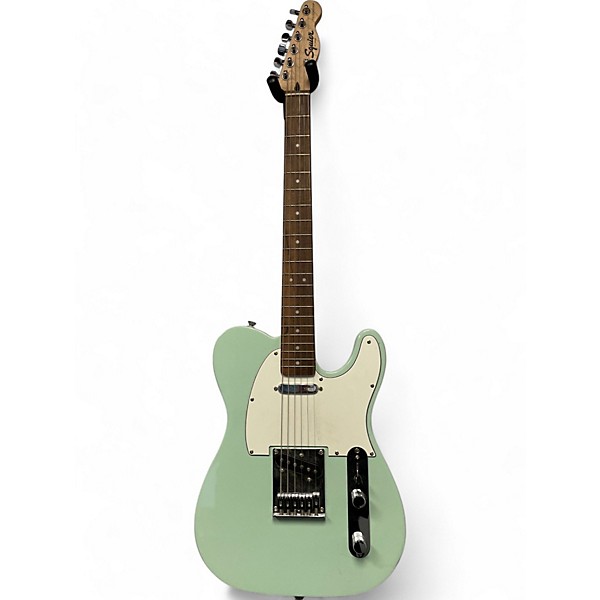 Used Squier Telecaster Surf Green Solid Body Electric Guitar