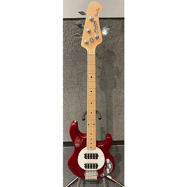 Used Sterling by Music Man Used Sterling By Music Man Sub 4 Red Electric Bass Guitar