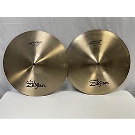 Used Zildjian Used Zildjian 14in New Beat Hi Hat Pair Cymbal