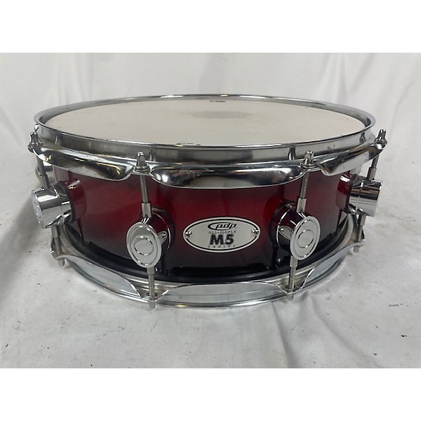 Used PDP by DW Used PDP By DW 4.5X14 M5 SNARE Drum Crimson Red Burst