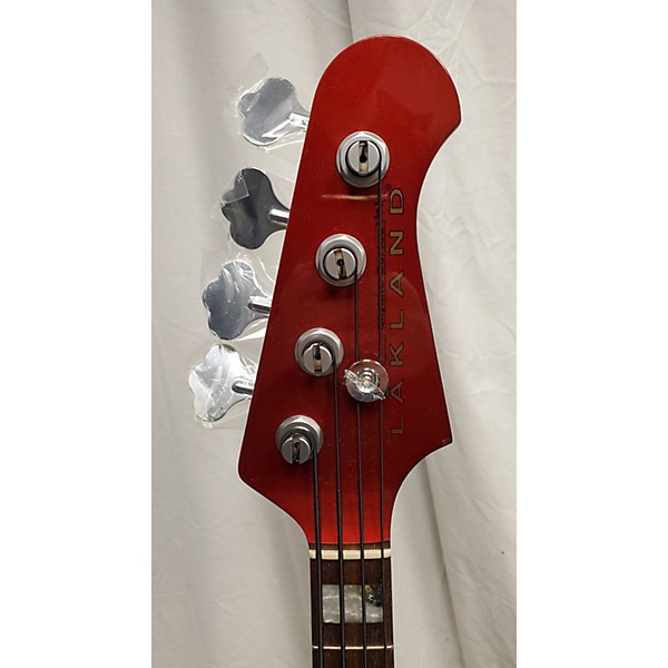 Used Lakland Used Lakland 44-64 P/J Candy Apple Red Metallic Electric Bass Guitar