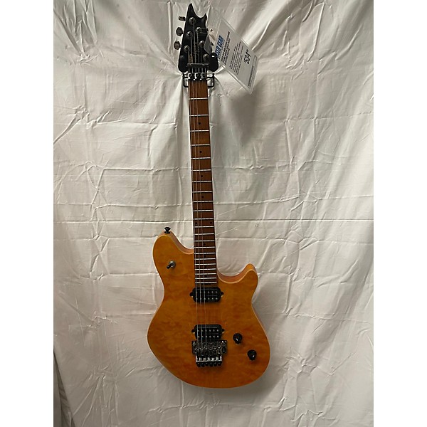 Used EVH Used EVH Wolfgang Standard Trans Amber Solid Body Electric Guitar