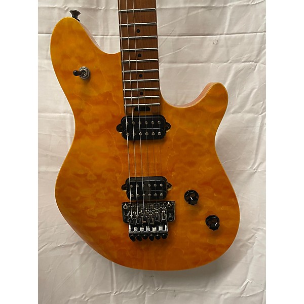 Used EVH Used EVH Wolfgang Standard Trans Amber Solid Body Electric Guitar