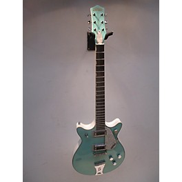 Used Gretsch Guitars Used Gretsch Guitars G5237 Electromatic Double Jet FT Surf Green Solid Body Electric Guitar