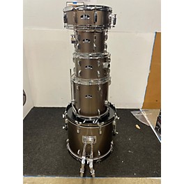 Used Pearl Used Pearl 5 piece Roadshow Metallic Gray Drum Kit