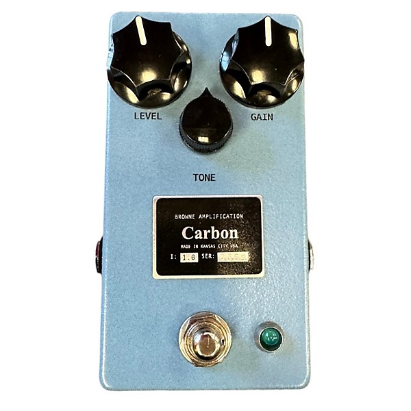 Used Browne Amplification Used BROWNE AMPLIFICATION CARBON Effect Pedal