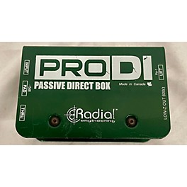 Used Eden Used Radial Engineering ProDI Passive Direct Box Direct Box