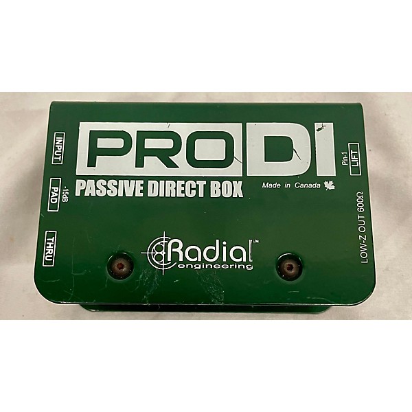 Used Used Radial Engineering ProDI Passive Direct Box Direct Box