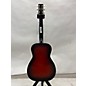 Vintage Sear Roebuck Vintage 1970 Sear Roebuck Silvertone Red To Black Fade Acoustic Guitar