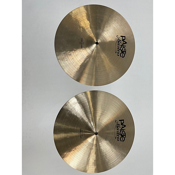 Used Paiste Used Paiste 15in MASTERS THIN HIHAT PAIR Cymbal