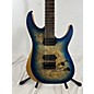 Used 2022 Schecter Guitar Research REAPER 6 Blue Sunburst Solid Body Electric Guitar