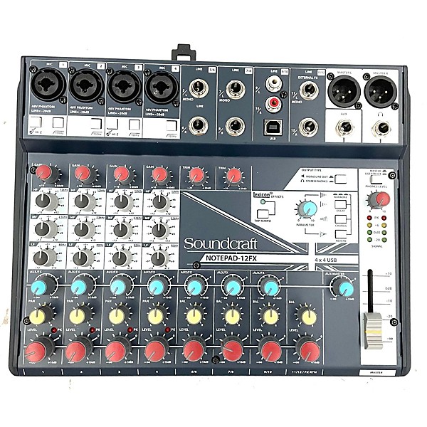 Used Soundcraft Used Soundcraft Notepad 12FX Line Mixer