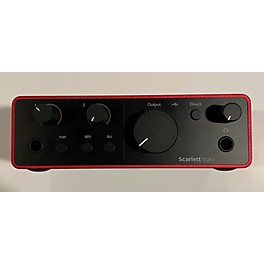 Used Focusrite Used Focusrite Scarlett Solo Gen 4 Audio Interface