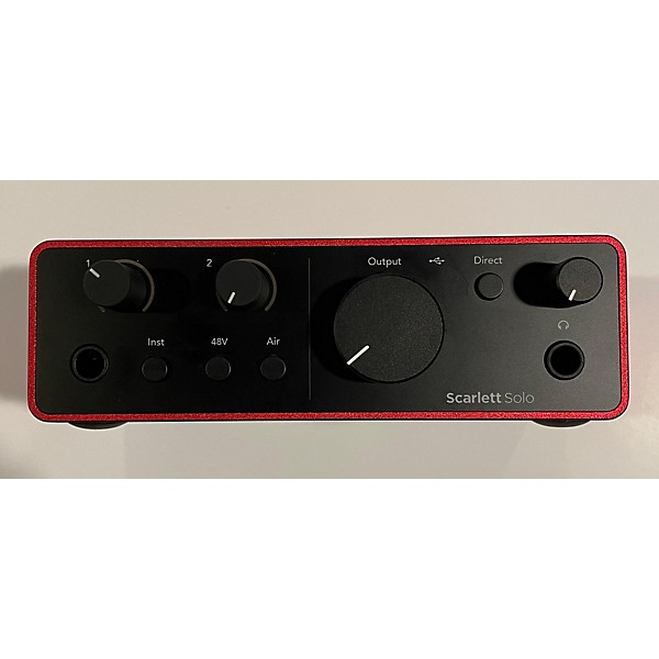 Used Focusrite Used Focusrite Scarlett Solo Gen 4 Audio Interface