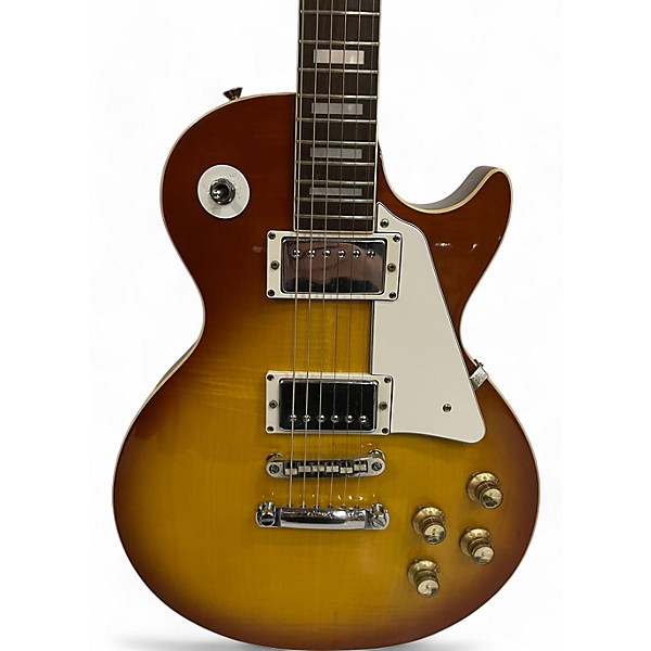 Used Carlo Robelli Single Cut Cherry Sunburst Solid Body Electric Guitar