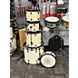 Used Ludwig Used Ludwig 5 piece Accent CS White Drum Kit thumbnail