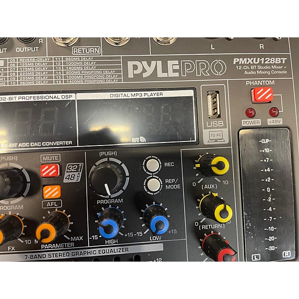 Used Pyle PMXU 128 BT Unpowered Mixer